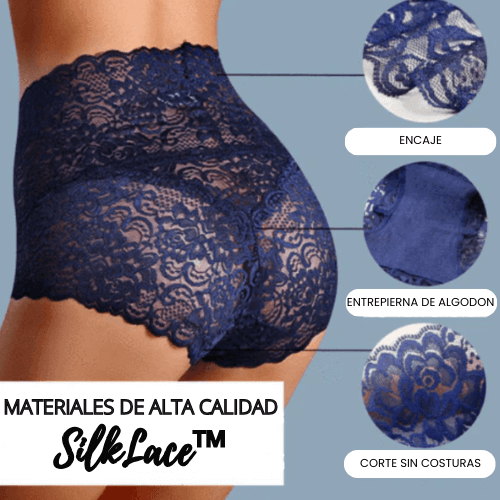 Set X6 Cacheteros De Encaje Sin Costuras De Cintura De Corte Alto SilkLace™