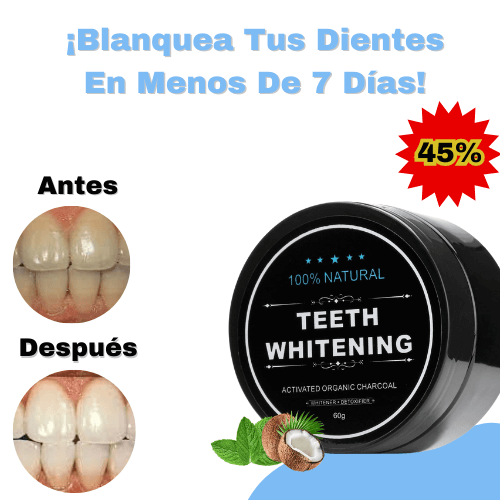 Whitening™ Dental Carbón Activado - Blanquea y refresca tu boca todo el día. 🌿