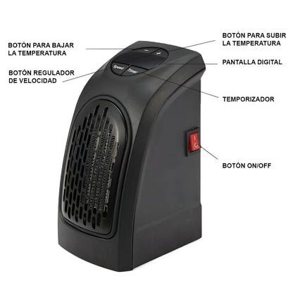Calefactor Compacto ConfortMax™, tu hogar cálido y acogedor